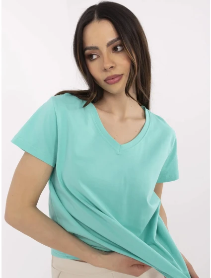 T shirt CLM TS model 21094472 turkusowy - FPrice T shirt CLM TS model 21094472 turkusowy - FPrice