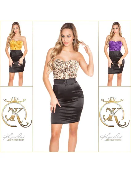 Sexy koktejlové mini šaty S05571-N - Koucla