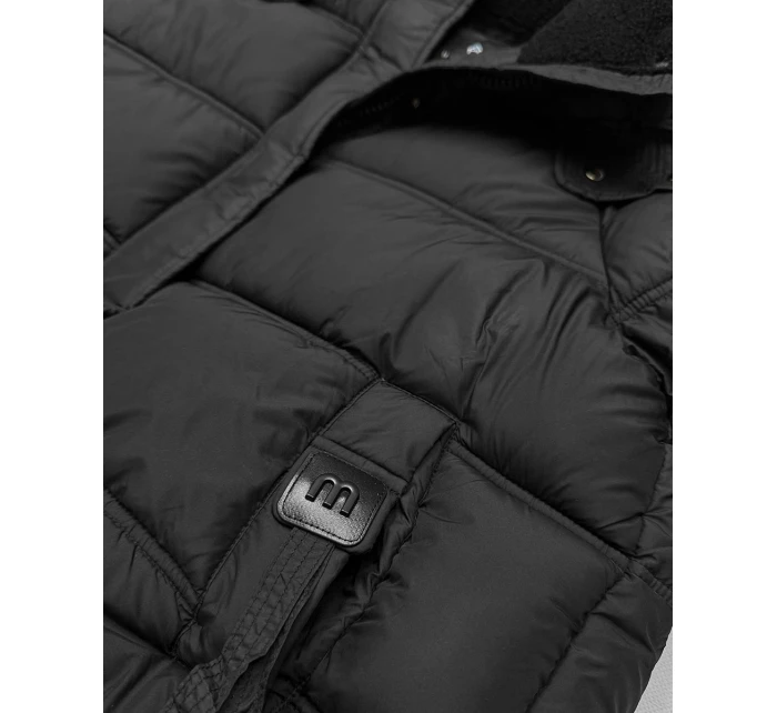 kurtka z kapturem czarna model 21765112 - HAPPY HOUSE kurtka z kapturem czarna model 21765112 - HAPPY HOUSE