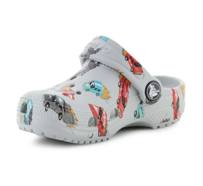 Žabky Crocs Classic Race Cars Graphic Jr 210992-1NN Žabky Crocs Classic Race Cars Graphic Jr 210992-1NN