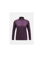 Mikina Peak Performance W Trail Polartec Half Zip fialová