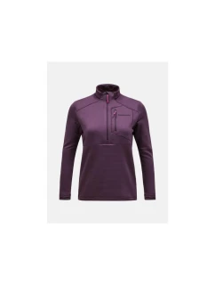 Mikina Peak Performance W Trail Polartec Half Zip fialová