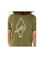 Chlapecké tričko RIP CURL Eternal Shred Art Tee-Boy, zelené, dětské
