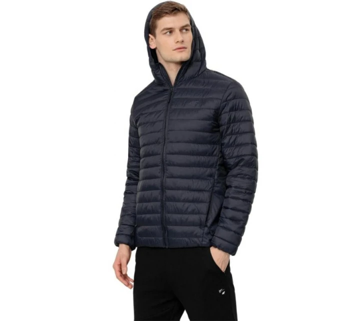 Pánská bunda H4L22-KUMP003 tmavě modrá - 4F