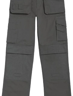 B&C Performance Pro Pracovní kalhoty s multi-kapsami 01.0C51 steel grey