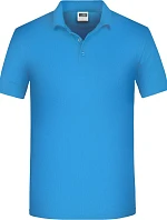 Daiber JN 874 Pánské pracovní bio piqué polo 02.0874 aqua