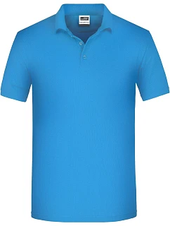 Daiber JN 874 Pánské pracovní bio piqué polo 02.0874 aqua
