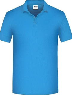 JN Pánské pracovní bio piqué polo 02.0 aqua model 22414442 - Daiber