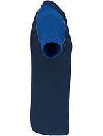 Kariban K 226 Baseballové piqué polo 20.K226 navy/light grey/royal blue