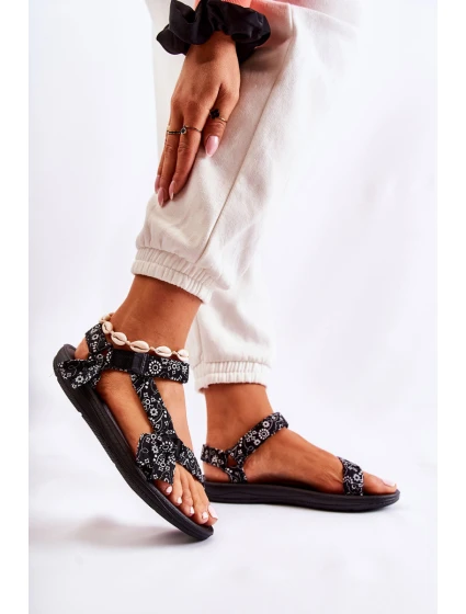 Dámské sandály na suchý zip černé Venna Dámské sandály na suchý zip černé Venna