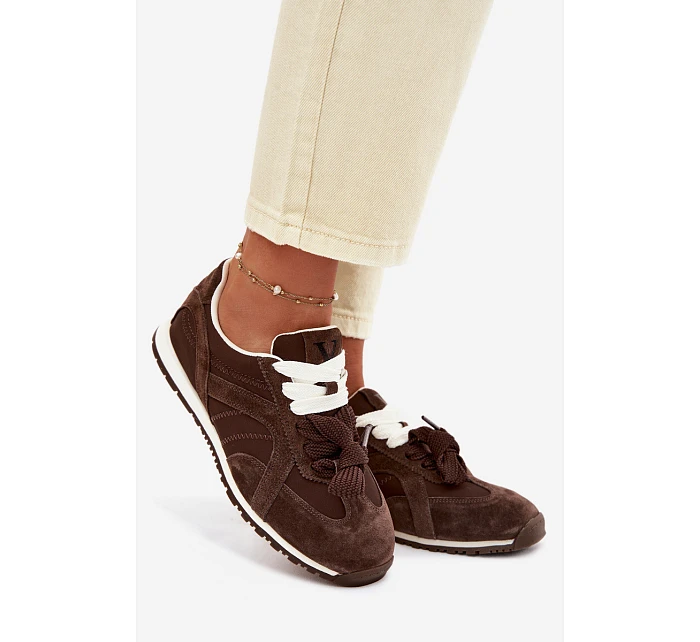 Kožené tenisky Vinceza Dámské 86427 Čokoládové Kožené tenisky Vinceza Dámské 86427 Čokoládové