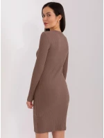 Dámské šaty RV SK model 21780741 Hnědá - FPrice