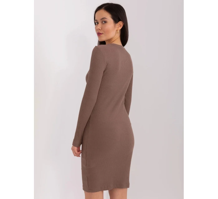 Dámské šaty RV SK model 21780741 Hnědá - FPrice