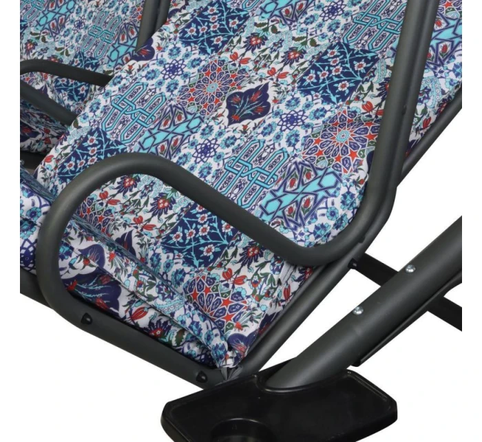 ZAHRADNÍ A BALKONOVÁ HOUPAČKA SONIC 2 OSOBY MOZAIKA