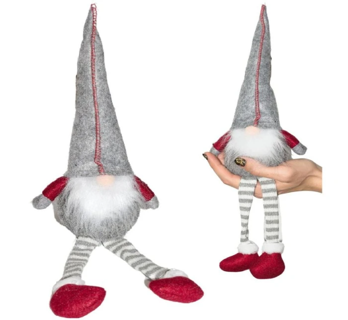 DEKORATIVNÍ TRPASLÍK 30+15CM ŠEDÝ DEKORATIVNÍ TRPASLÍK 30+15CM ŠEDÝ