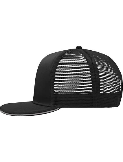 Daiber MB 6635 6 panelová Pro síťovaná sandwich kšiltovka 03.6635 black/light grey Daiber MB 6635 6 panelová Pro síťovaná sandwich kšiltovka 03.6635 black/light grey