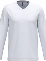 Kariban K 358 Pánské tričko do V s dl. rukávem 20.K358 white