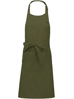 Kariban K 885 Zástěra s laclem 20.K885 light khaki