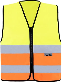 – Bezpečnostní vesta se zipem hi vis vis orange model 22503512 - Korntex