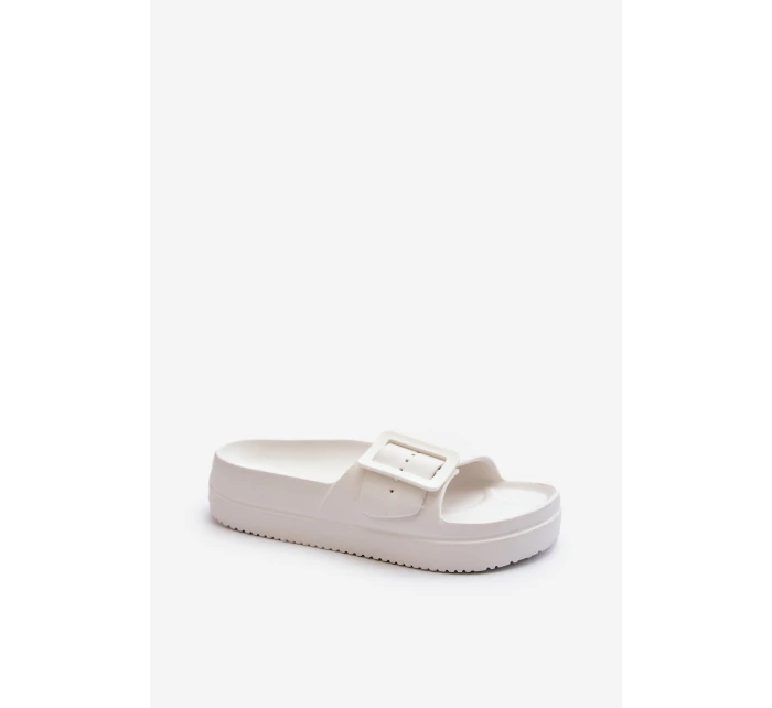 Dámské Pěnové Žabky Na Platformě S Big Star Bílé model 21654884 - Big Star Shoes Dámské Pěnové Žabky Na Platformě S Big Star Bílé model 21654884 - Big Star Shoes