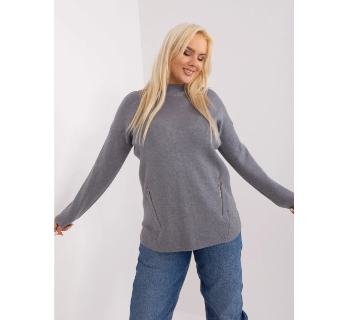 PM SW PM717 Svetr.20 tmavě šedá