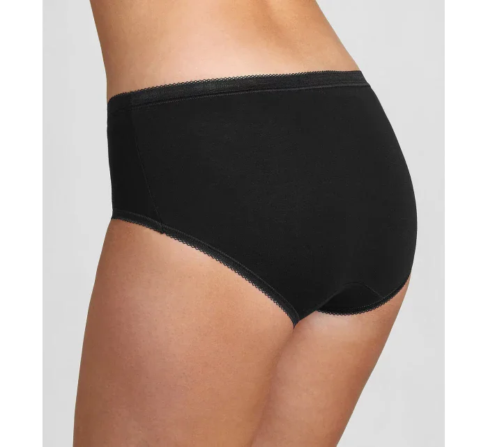 Kalhotky Sloggi Basic+ Midi 2P černá 0004 - Triumph Kalhotky Sloggi Basic+ Midi 2P černá 0004 - Triumph