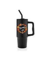 KRÁSNÝ DEN (PODZIM) - černý cestovní termohrnek 900 ml KRÁSNÝ DEN (PODZIM) - černý cestovní termohrnek 900 ml