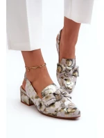 Sandály na podpatku  model 197172 Step in style