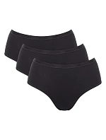 SLOGGI GO DAILY COTTON - 3ks midi kalhotky z kartáčované organické bavlny Sloggi