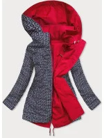 oboustranná dámská bunda parka model 16185193 - MHM oboustranná dámská bunda parka model 16185193 - MHM