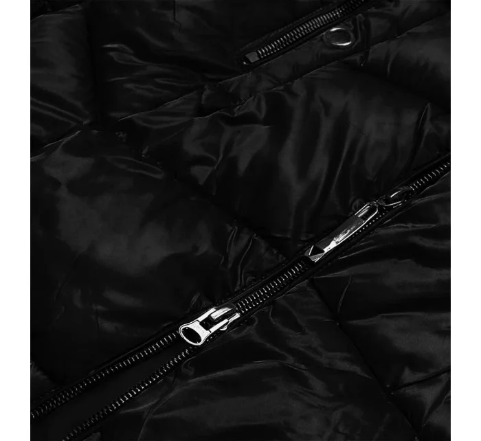 METALICZNA KURTKA ZIMOWA DAMSKA CZARNA model 21245413 - S'WEST