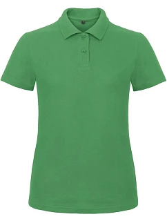 B&C ID.001 /women Dámské piqué polo model 22435928 kelly green
