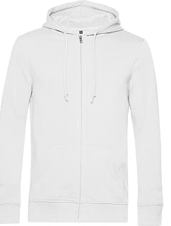 B&C Inspire Zipped Hood_° Pánská mikina s kapucí 01.U35B white