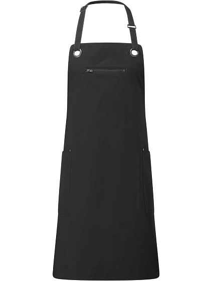 Premier PR 121 Zástěra s laclem a bočními kapsami "Barley" 39.0121 black/charcoal Premier PR 121 Zástěra s laclem a bočními kapsami "Barley" 39.0121 black/charcoal