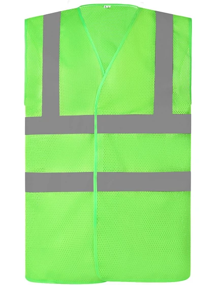 Yoko HVW 120 Hi-Vis síťovaná bezpečnostní vesta 79.W120 lime Yoko HVW 120 Hi-Vis síťovaná bezpečnostní vesta 79.W120 lime