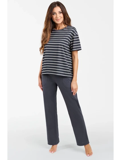 Italian Fashion Betty c.r. dlouhá barva: tisk/grafit Italian Fashion Betty c.r. dlouhá barva: tisk/grafit