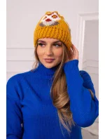Dámská čepice Ofelia K349 mustard