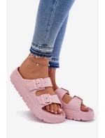 Dámské Pěnové Pantofle Na Platformě Růžové model 21697847 - EVENTO Dámské Pěnové Pantofle Na Platformě Růžové model 21697847 - EVENTO