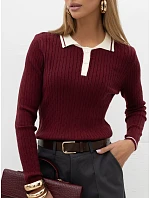 Sweter IR SW model 22544390 bordowy - FPrice