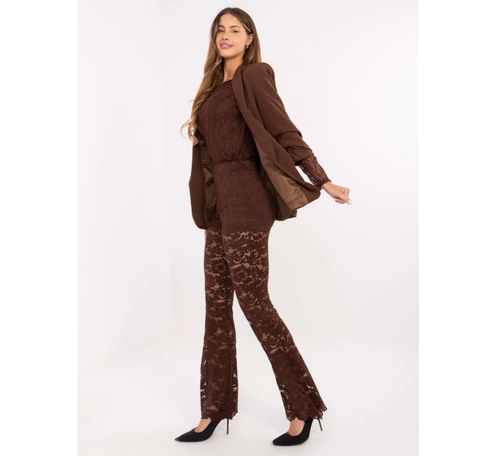 Kalhoty MI SP K69 3.21P hnědé