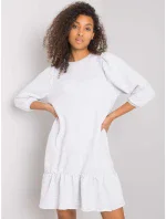 Šaty RV SK 6075.10x světle šedá Šaty RV SK 6075.10x světle šedá