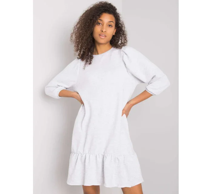 Šaty RV SK 6075.10x světle šedá Šaty RV SK 6075.10x světle šedá