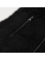 Dámská plyšová vesta HH005-1 Černá - J.STYLE