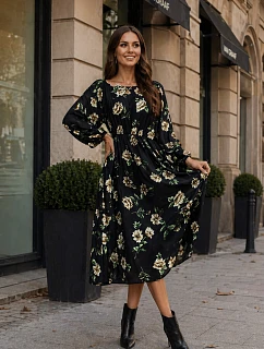 dámské  šaty s kulatým výstřihem model 19551026 - Ann Gissy