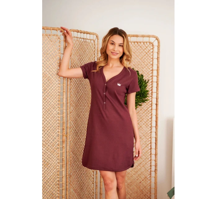 Dámská těhotenská košile 4115 wine - Doctornap