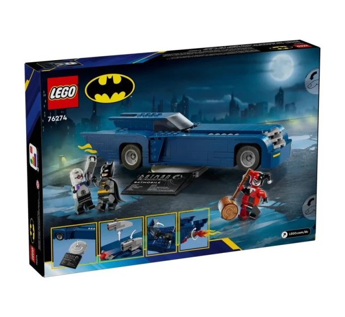 LEGO Super Heroes 76274 Batman s batmobilem vs. Harley Quinn a pan Freeze LEGO Super Heroes 76274 Batman s batmobilem vs. Harley Quinn a pan Freeze