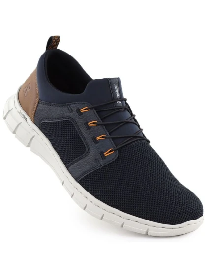 Pánská sportovní pohodlná tmavě modrá obuv Rieker B7796-14