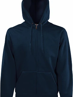 Fruit of the Loom Premium Hooded Sweat Jacket Mikina s kapucí 16.2034 deep navy