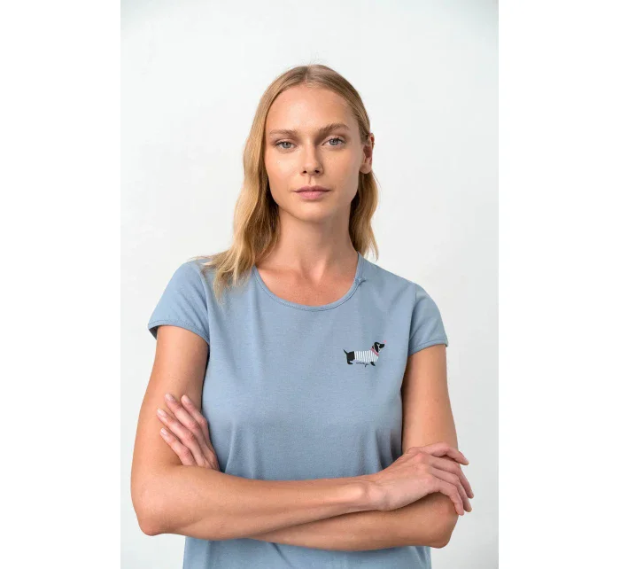 Vamp - Dvoudílné dámské pyžamo – Dachsy 18308 - Vamp