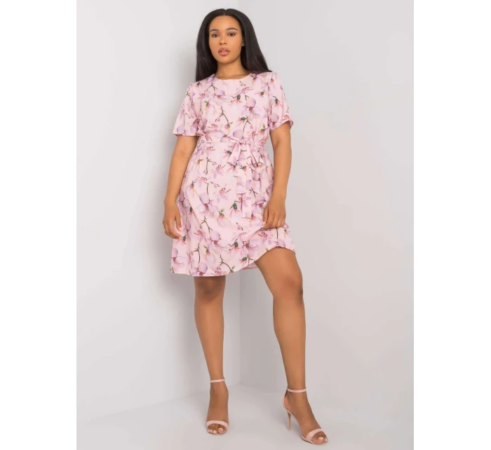 Šaty LK SK 507646 2.29 světle růžová